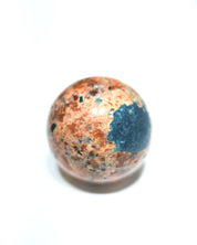 Orange Calcite + Apatite Sphere