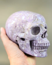 Rare Turkish Lavender Jade Skull
