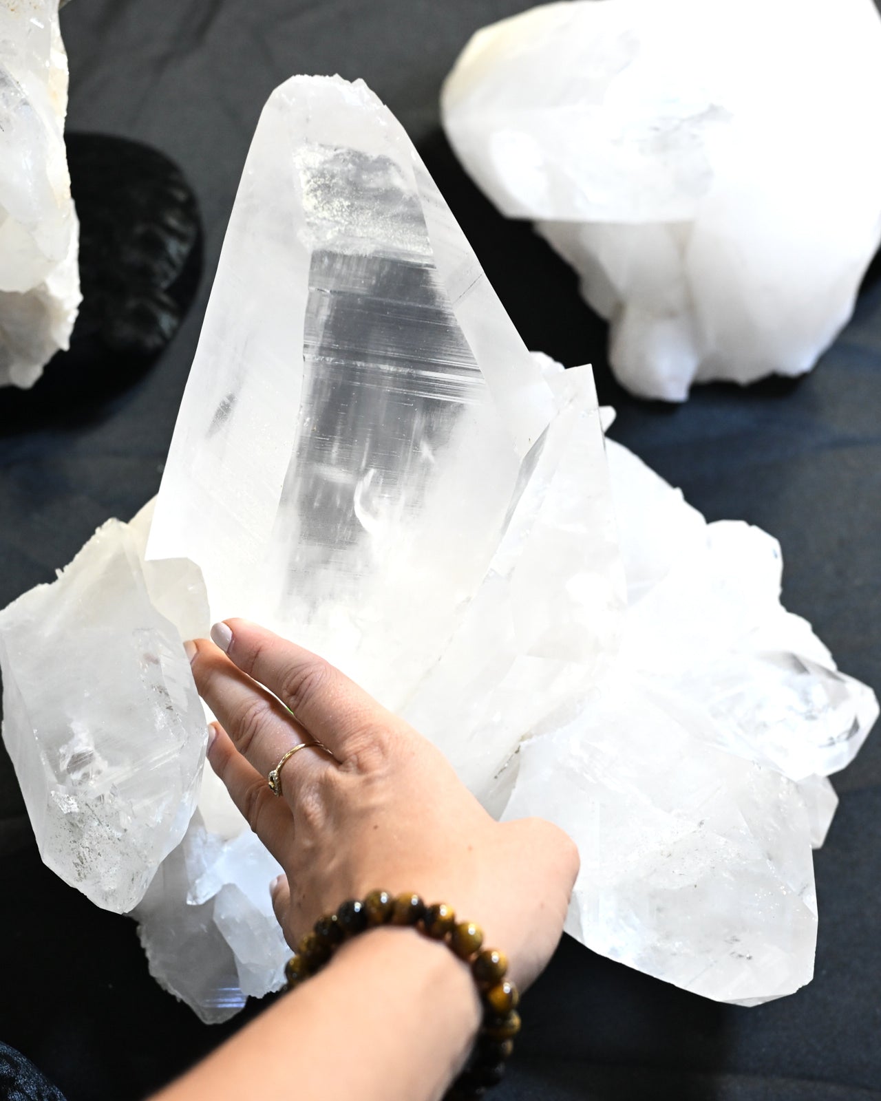 21lb XXL Lemurian Quartz Cluster