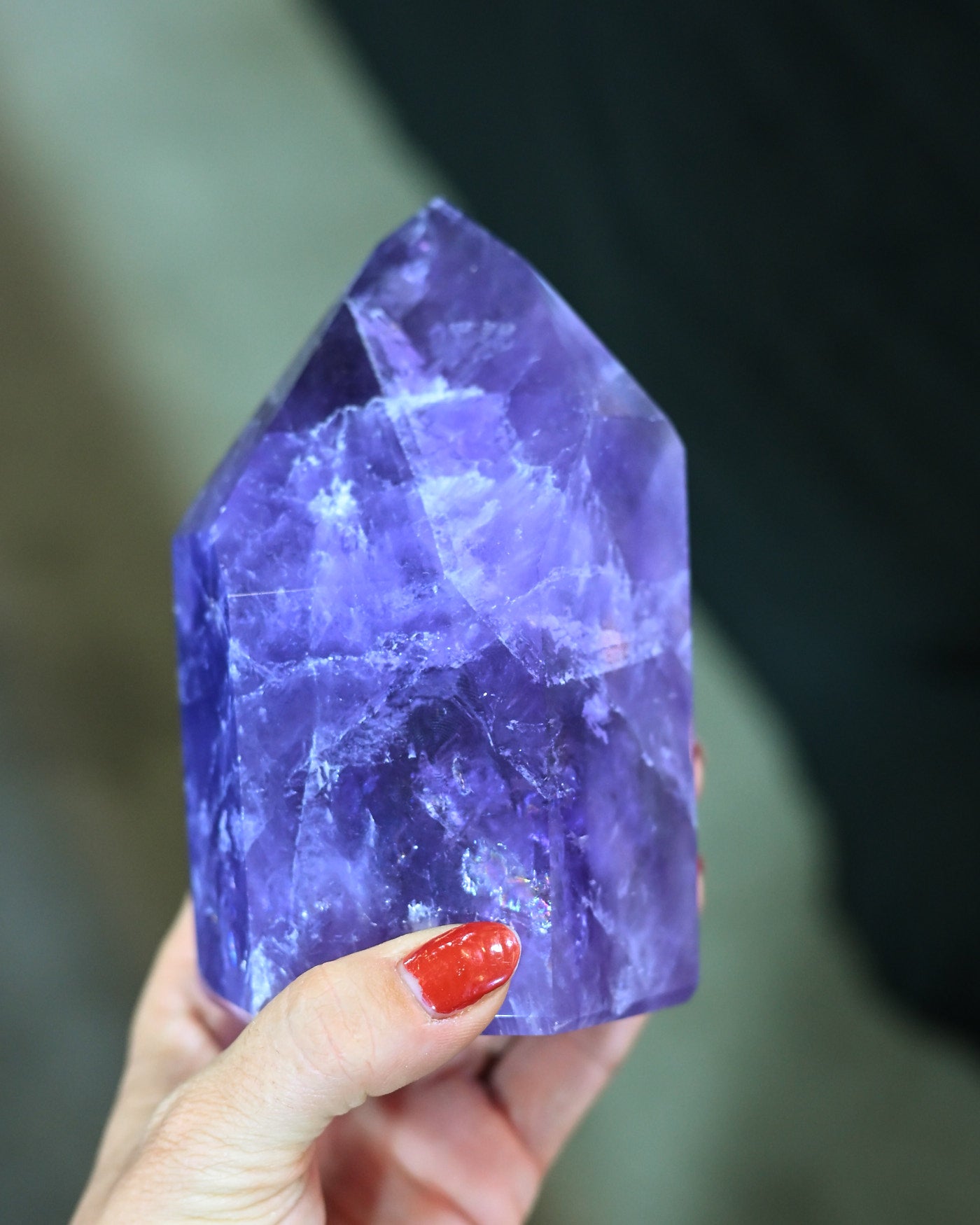 Amethyst Tower 4 Inch
