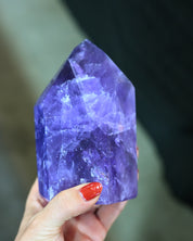 Amethyst Tower 4 Inch