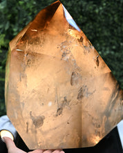 Museum Grade 78 lbs natural Smoky Quartz on Stand