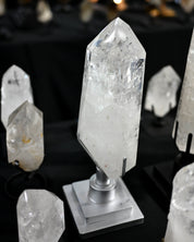 Clear Quartz Point on Spinning Stand 12.6 lbs