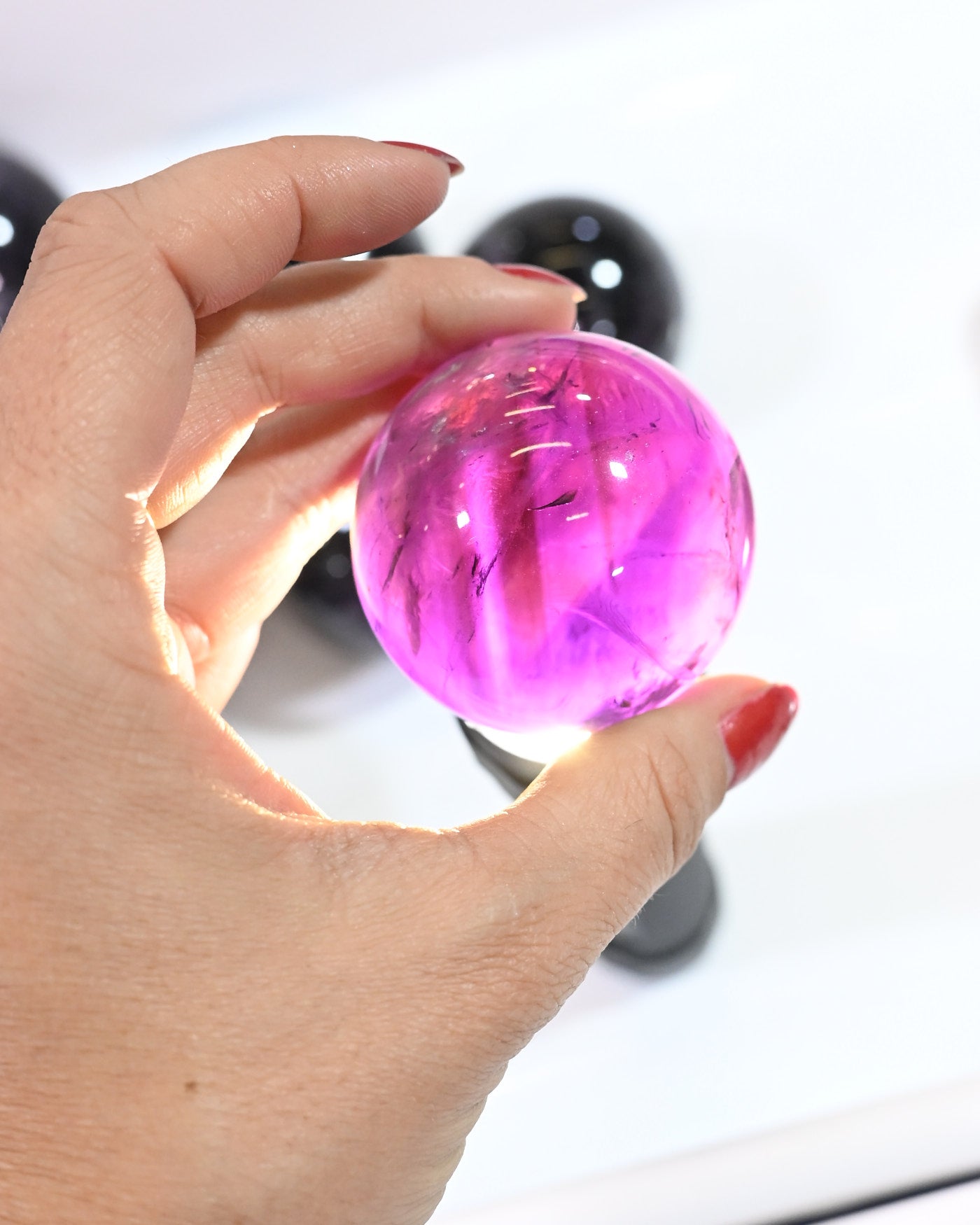 Gemmy Amethyst Sphere