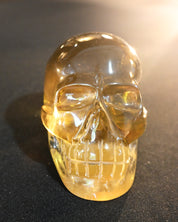 Natural Citrine Skull 1.7lbs
