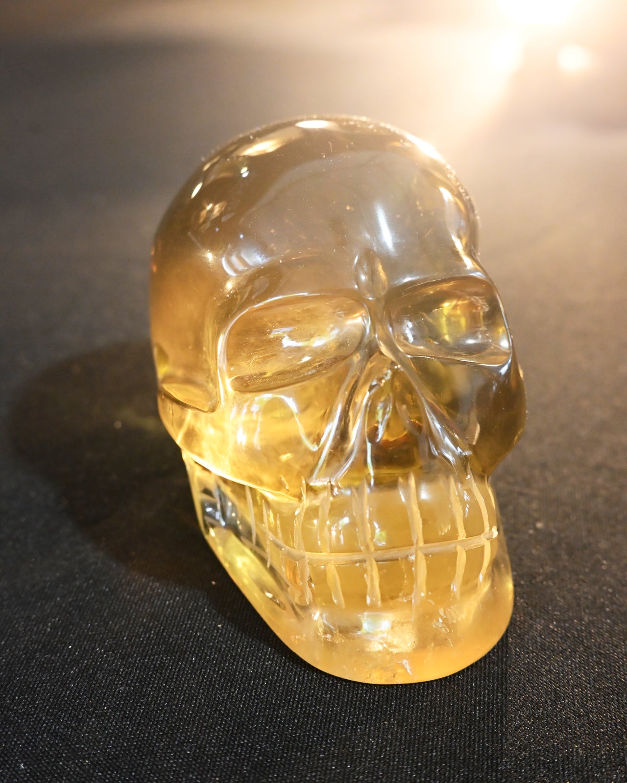 Natural Citrine Skull 1.7lbs
