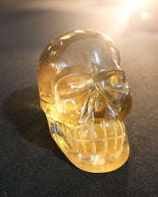 Natural Citrine Skull 1.7lbs