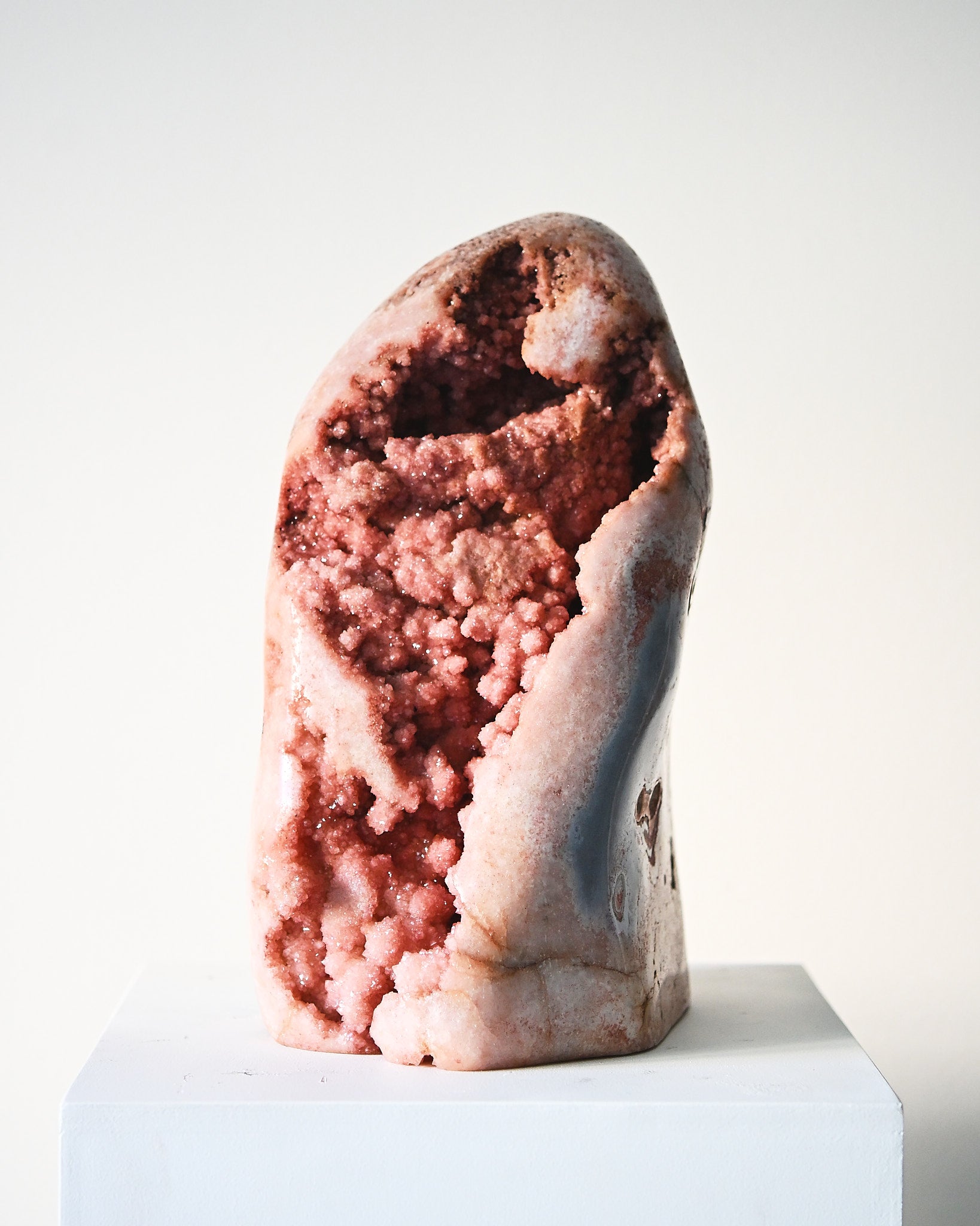 Rare Massive Pink Amethyst Geode Statement 35lbs