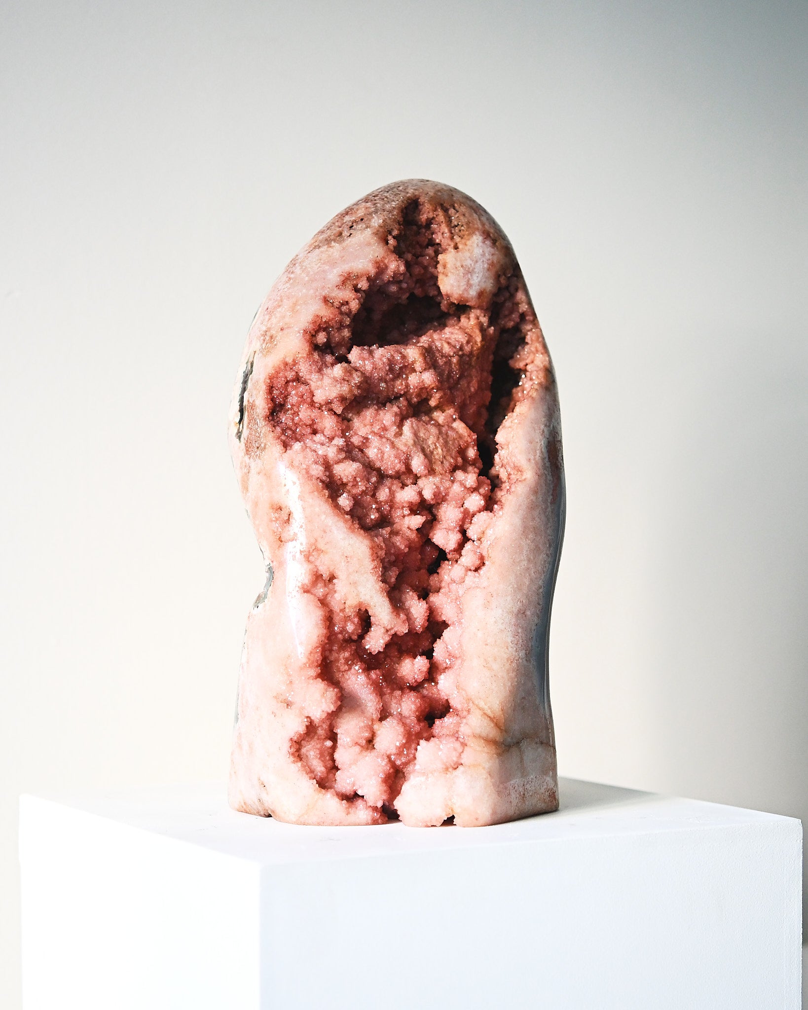 Rare Massive Pink Amethyst Geode Statement 35lbs