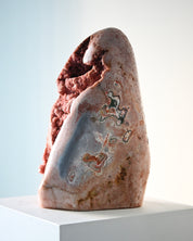 Rare Massive Pink Amethyst Geode Statement 35lbs