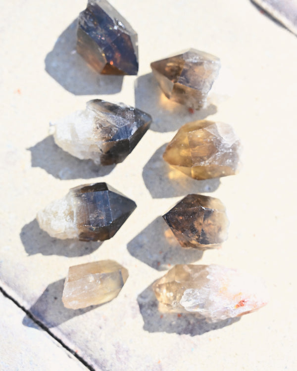 Smoky Elestial Citrine Point Mini