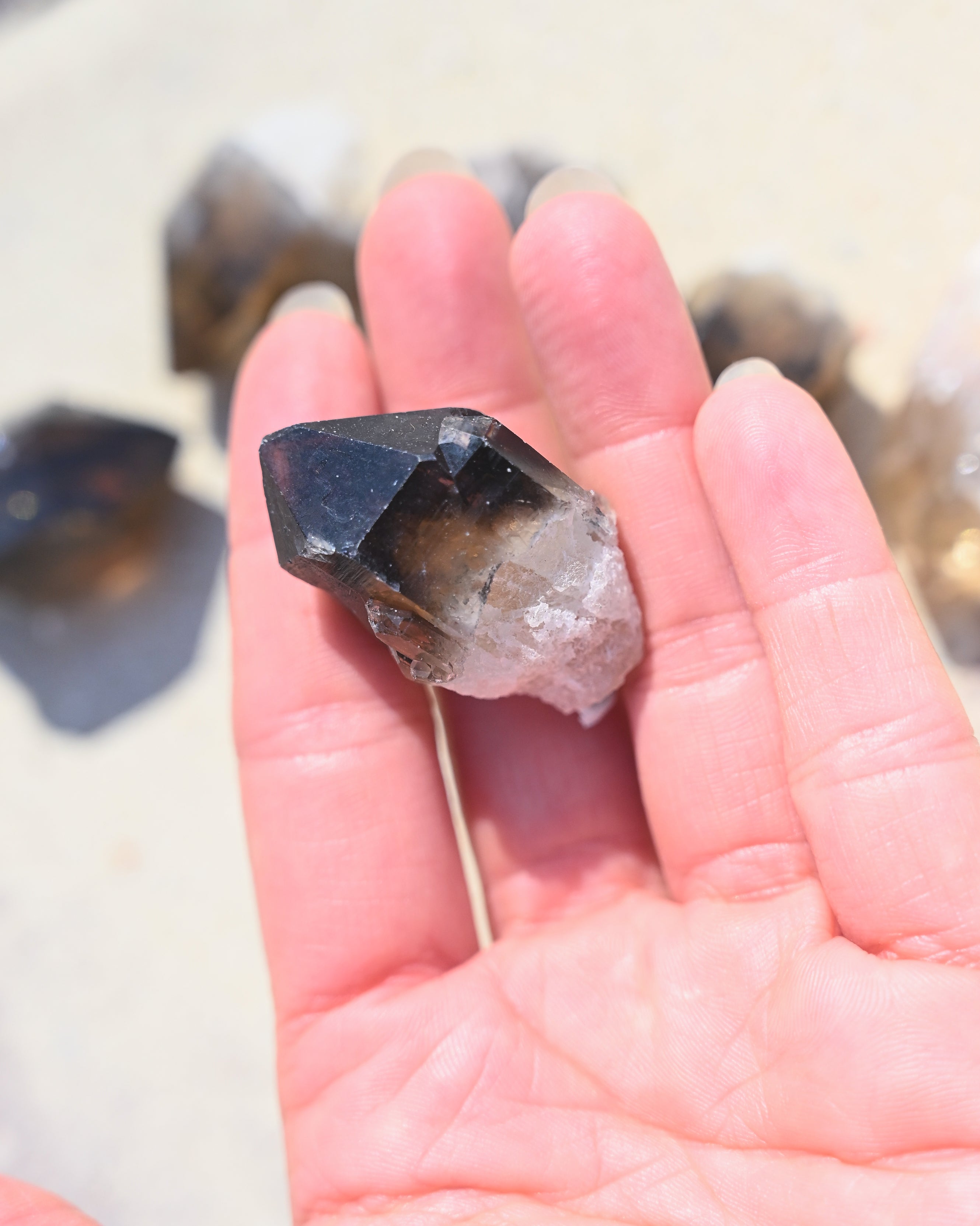 Smoky Elestial Citrine Point Mini