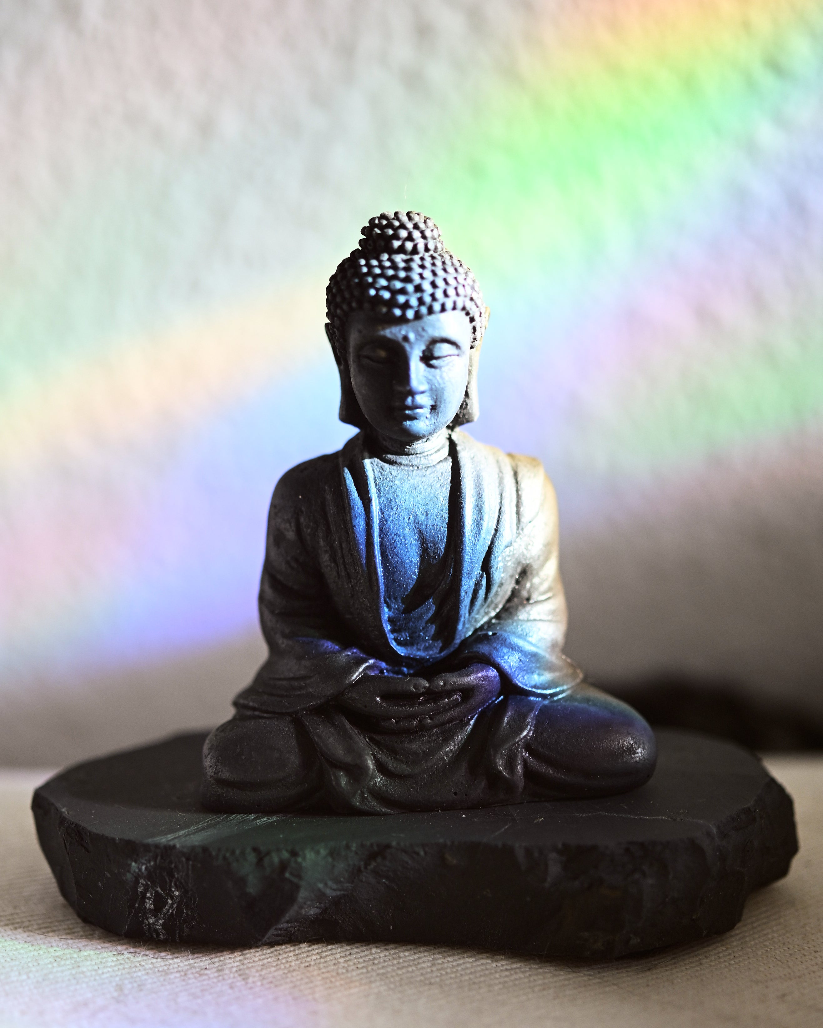 Shungite Buddha Statue