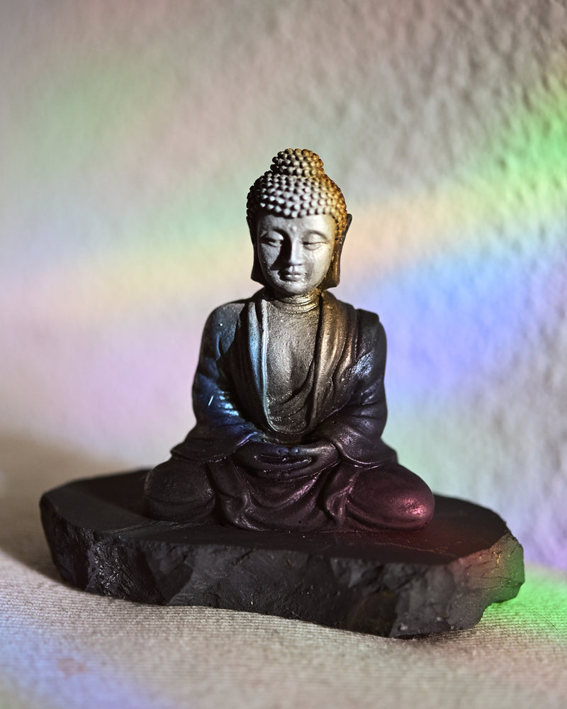 Shungite Buddha Statue