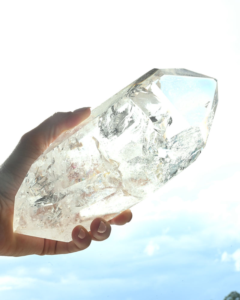 Clear Quartz on Stand 3.6 lbs