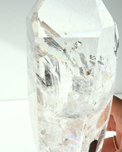 Clear Quartz on Stand 3.6 lbs