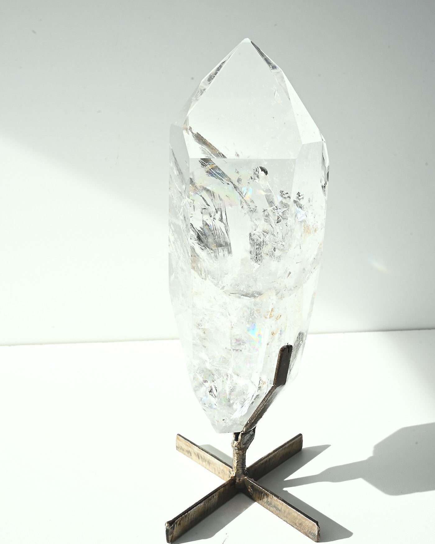 Clear Quartz on Stand 3.6 lbs