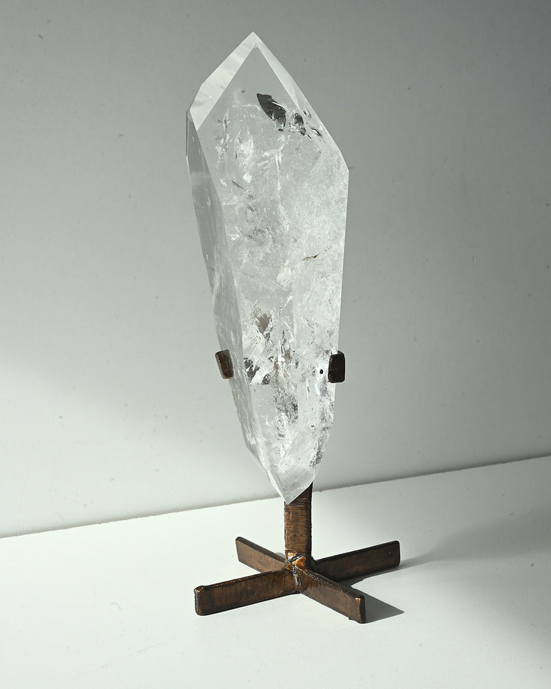 Clear Quartz on Stand 2.5 lbs