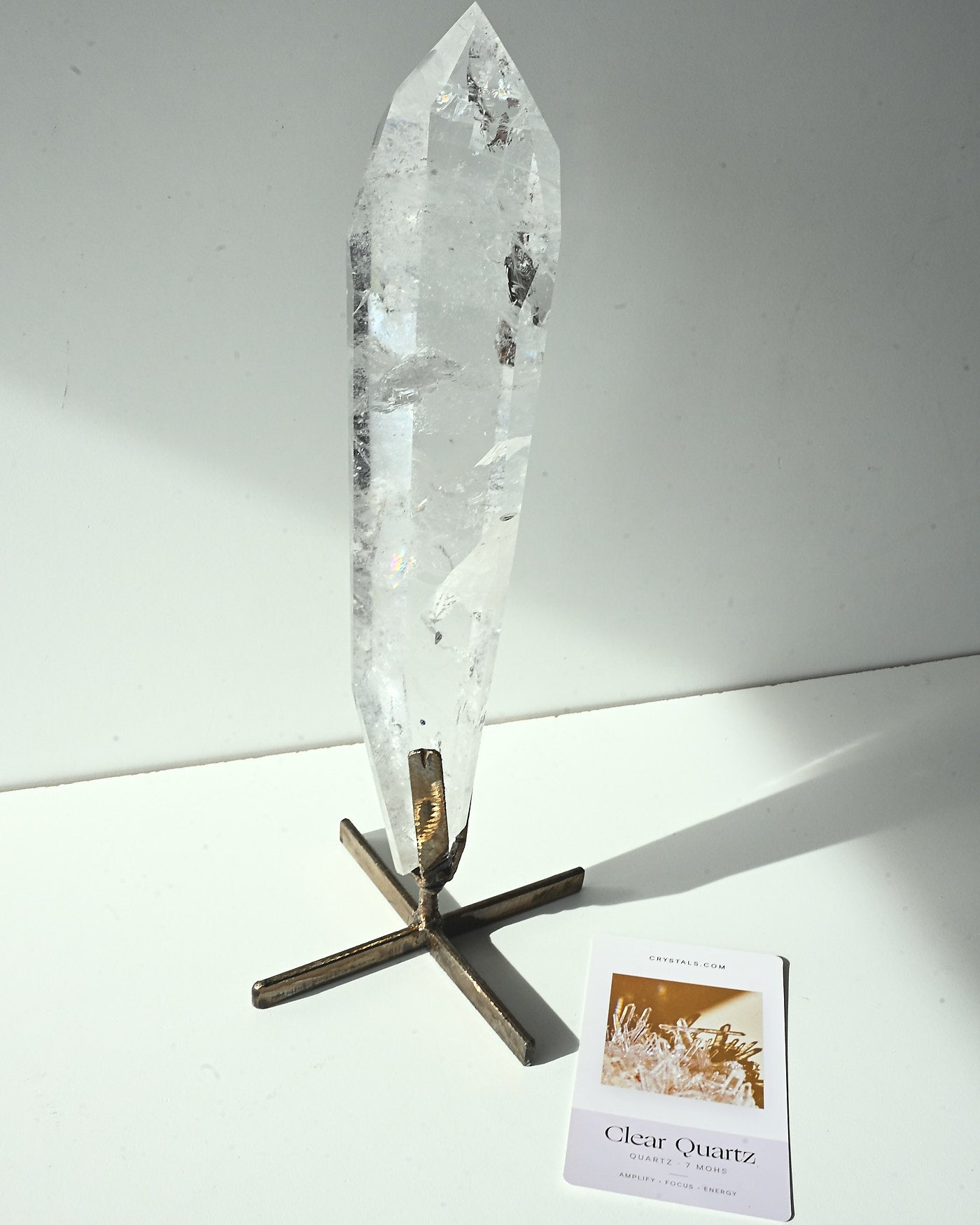 Clear Quartz on Stand 1.4kg