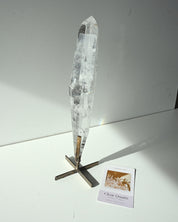 Clear Quartz on Stand 890g