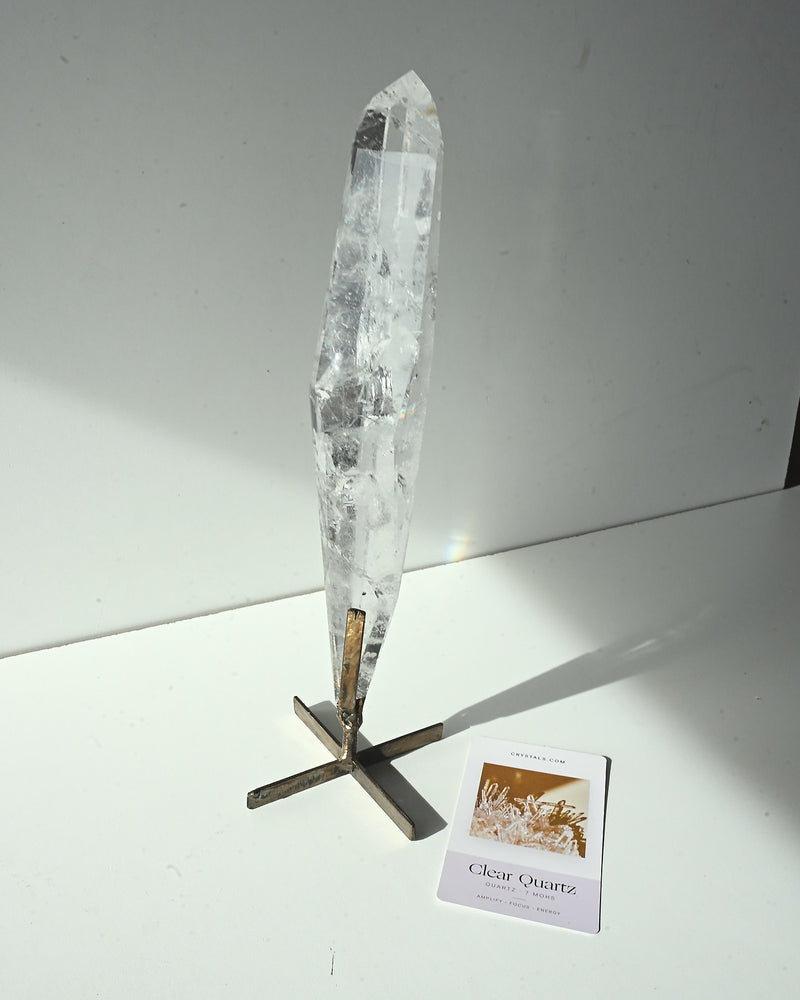 Clear Quartz on Stand 890g