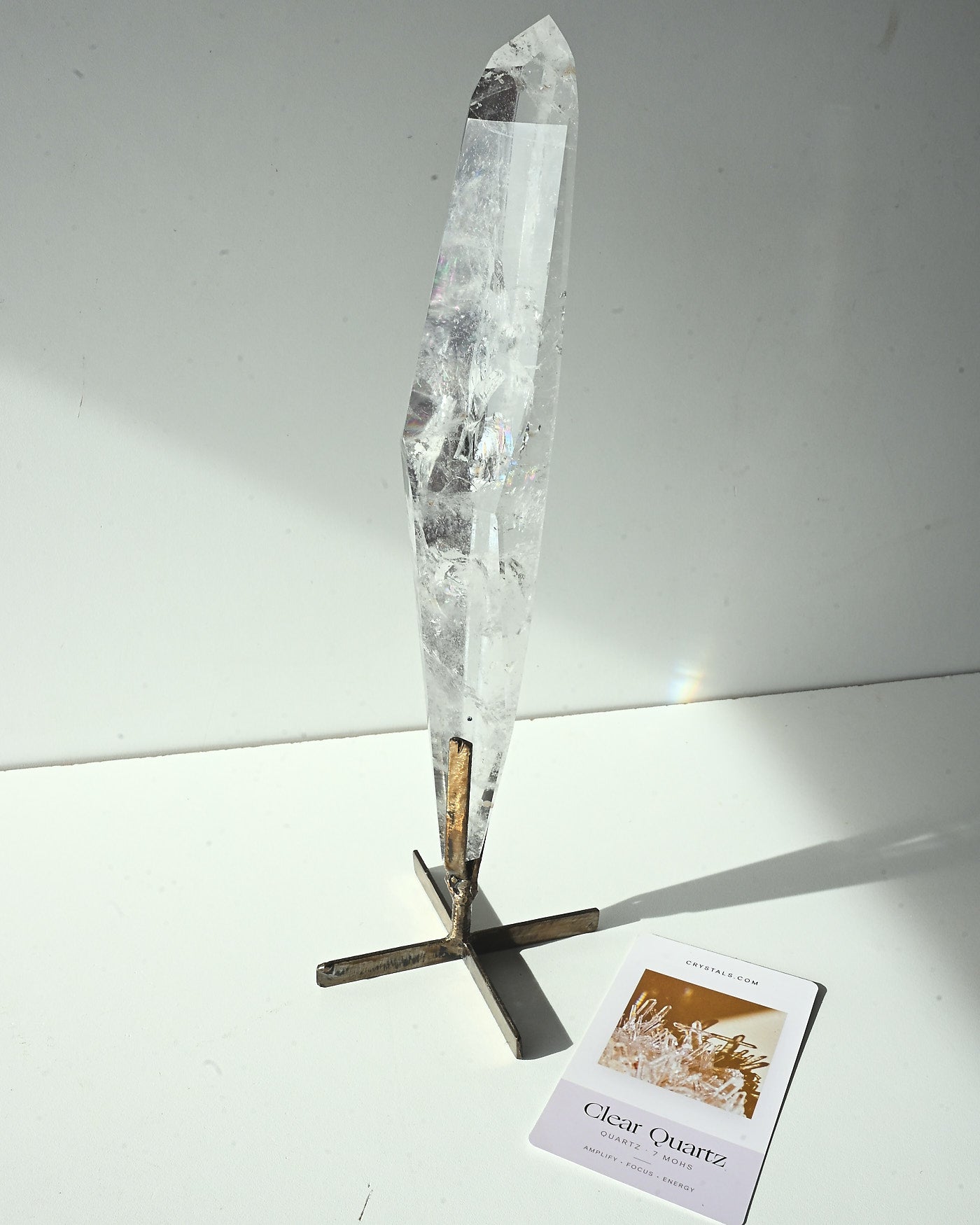 Clear Quartz on Stand 890g