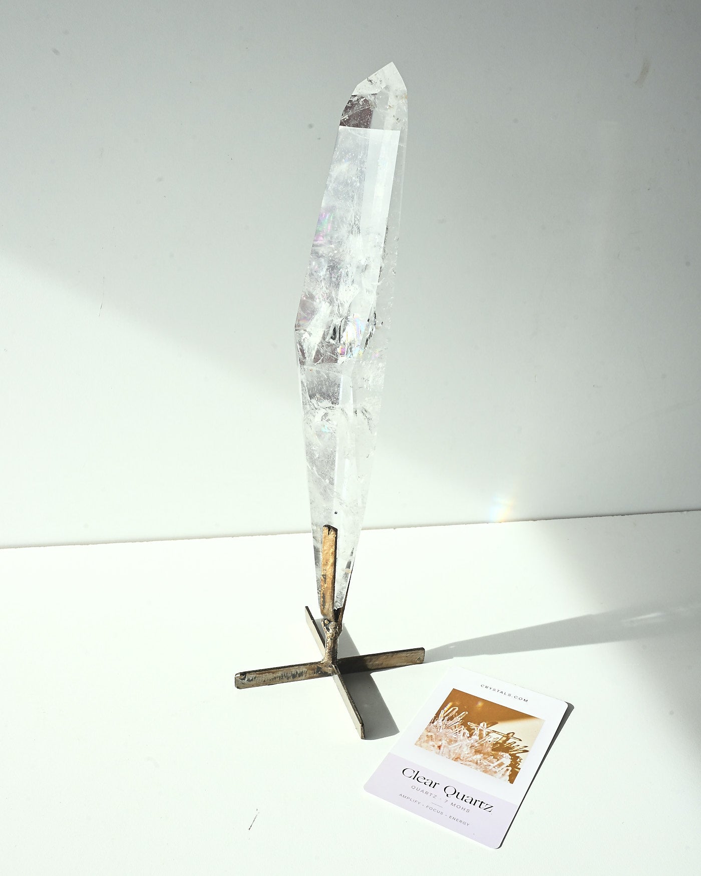 Clear Quartz on Stand 890g
