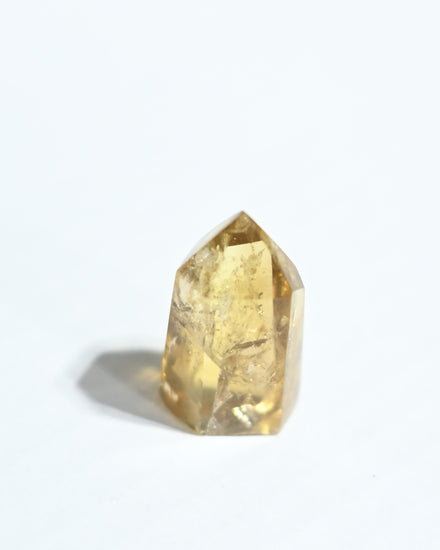 Mini Golden Citrine Point — Citrine crystal specimen