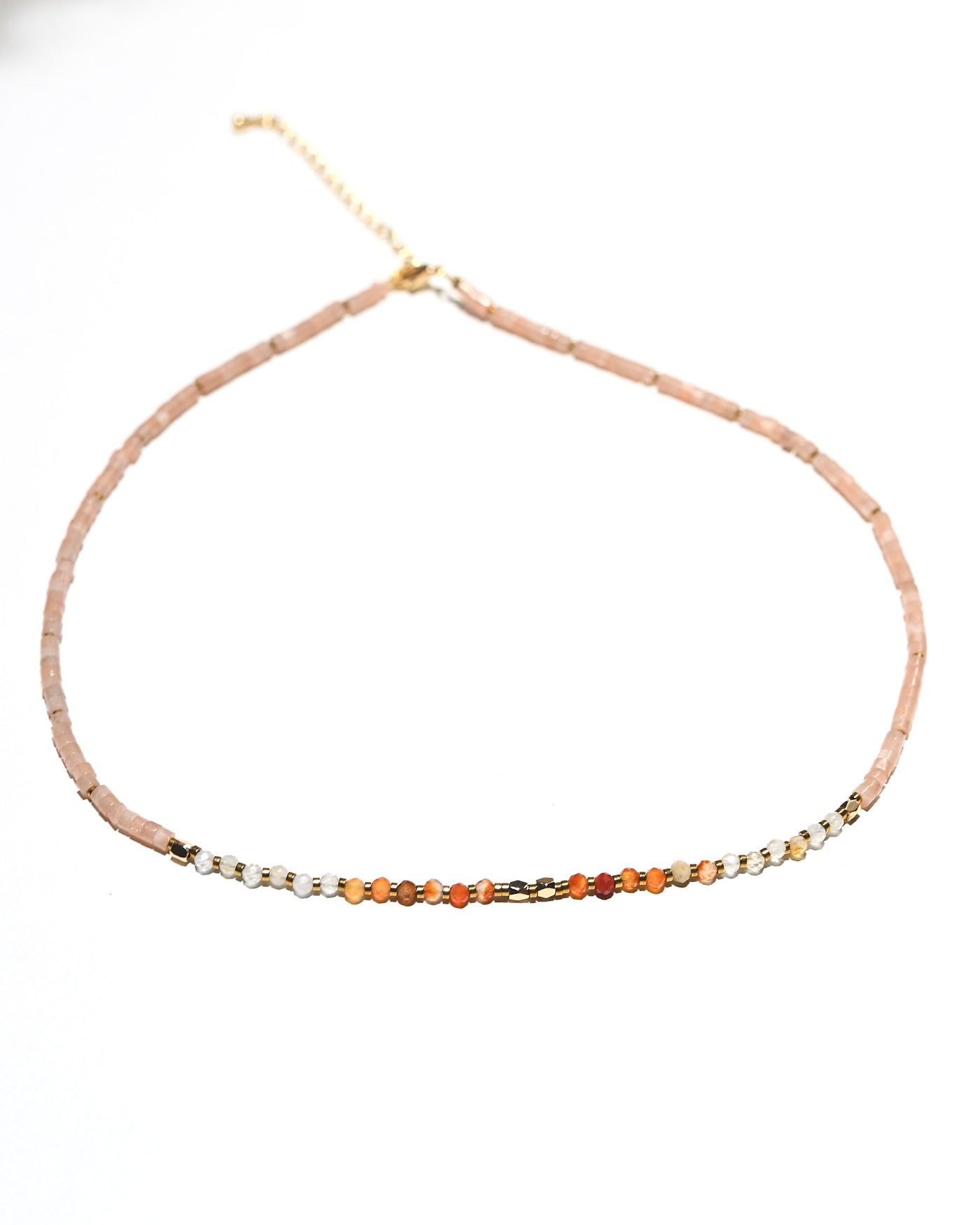 Energize Necklace - Carnelian, Citrine + Sunstone