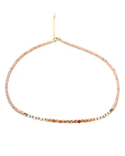 Energize Necklace - Carnelian, Citrine + Sunstone