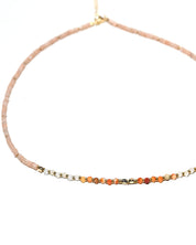 Energize Necklace - Carnelian, Citrine + Sunstone
