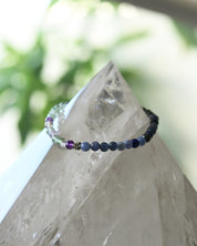 Focus & Concentration Bracelet - Sodalite, Hematite + Fluorite