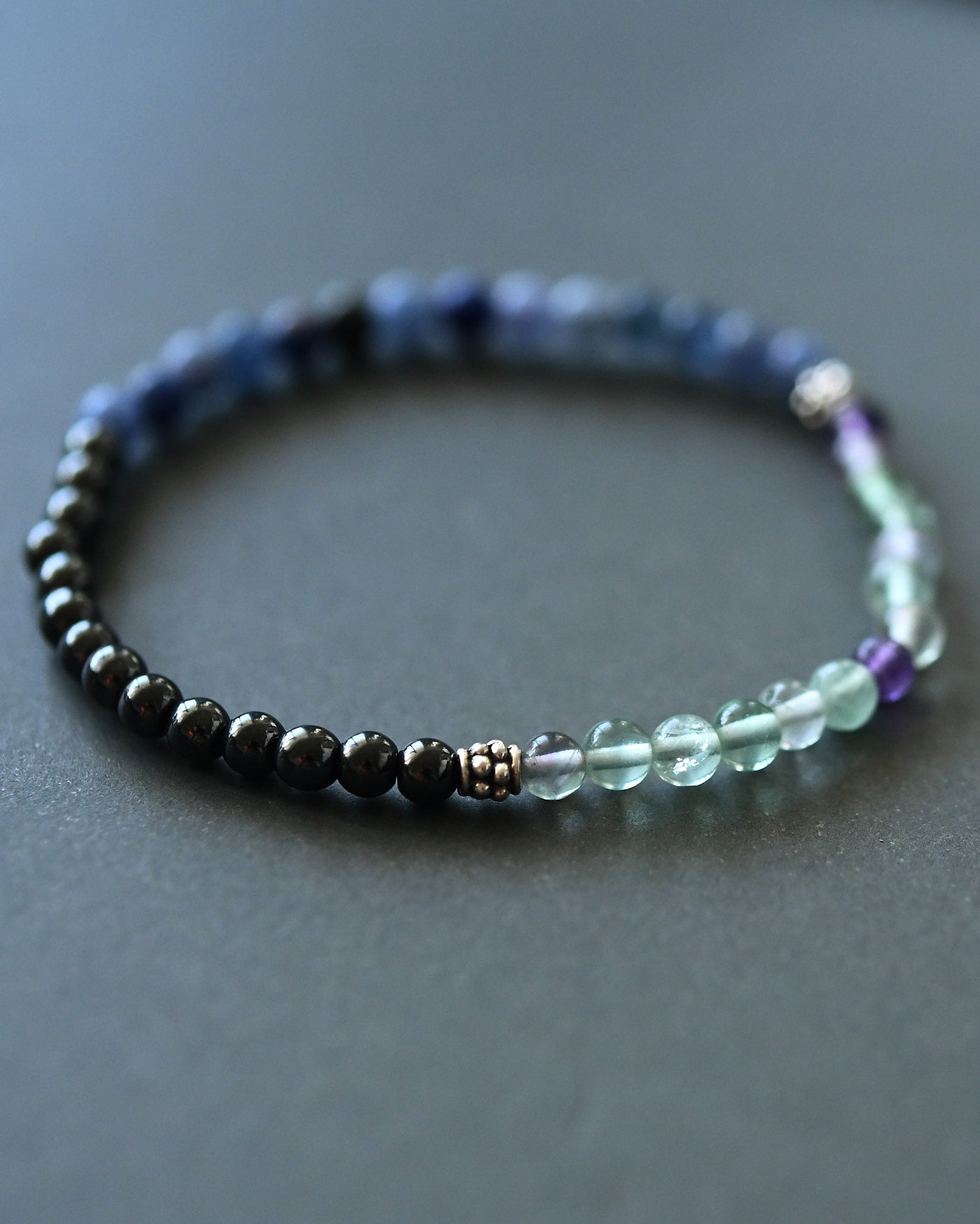 Focus-in-concentration-satellite-hematite-and-rainbow-fluoride-4-mm-bracelet3222.jpg