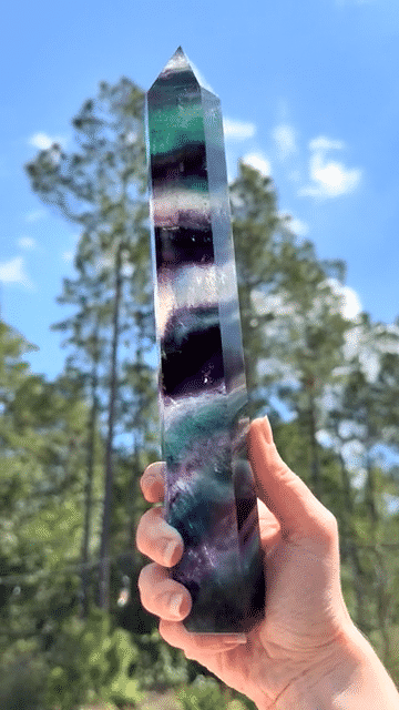 Fluorite tower 10.5in/ 2lbs