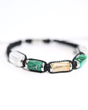 Transformation Bracelet — Clear Quartz, Malachite & Citrine