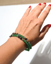 Jade & Tiger’s Eye Bracelet – LUCK