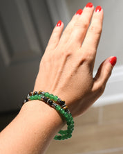 Jade & Tiger’s Eye Bracelet – LUCK