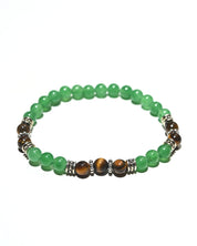 Jade & Tiger’s Eye Bracelet – LUCK