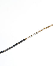 Clarity Necklace - Hematite, Howlite + Clear Quartz
