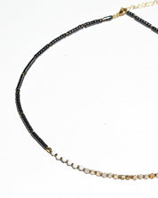 Clarity Necklace - Hematite, Howlite + Clear Quartz