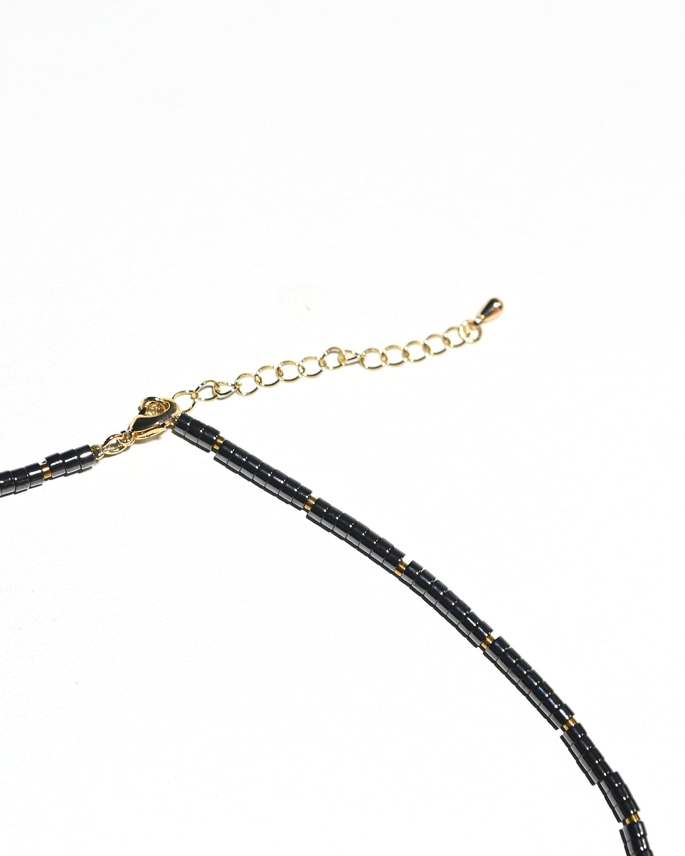 Clarity Necklace - Hematite, Howlite + Clear Quartz