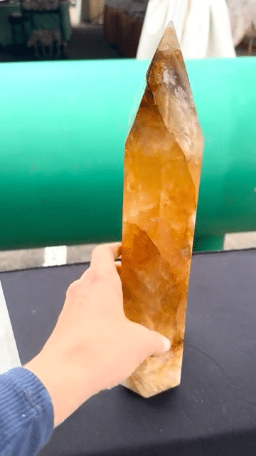 Statement Hematite Quartz Tower 12lbs