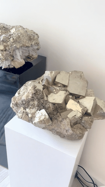 92lb Massive Pyrite Statement Cluster