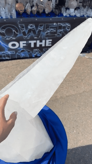 Museum-Quality Lemurian Quartz Point 72lbs