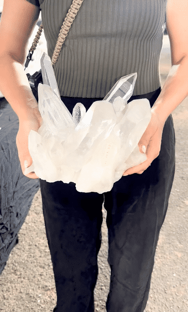 14.5lb Lemurian Quartz Cluster