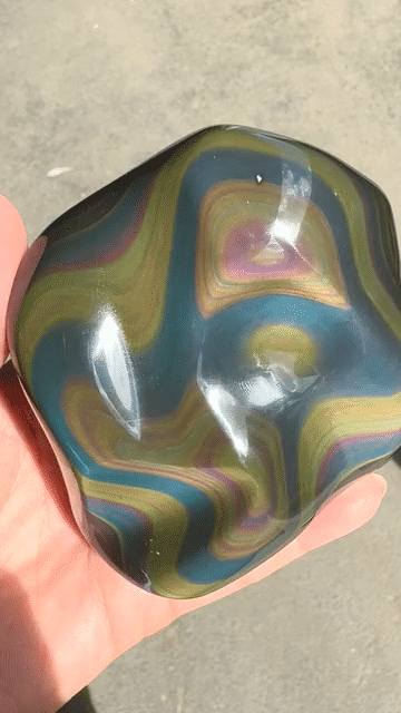 Rainbow Obsidian Freeform