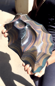 Massive Museum Grade Rainbow Obsidian Form