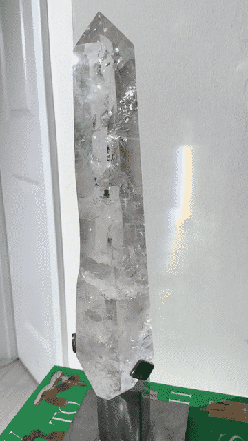 XXL Lemurian Seed Crystal on Stand 11lbs