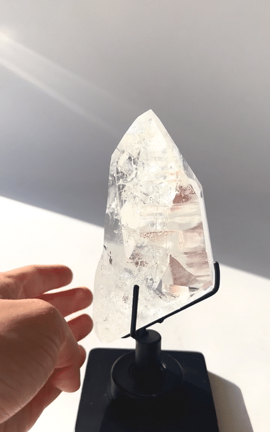 Lemurian Quartz on Stand