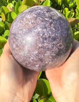 big crystal sphere